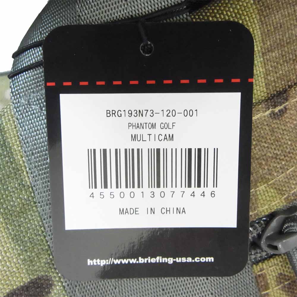 BRIEFING ブリーフィング BRG193N73-120-001 3WAY PHANTOM GOLFBAG ファントムゴルフ ボストンバッグ MULTICAM【新古品】【未使用】【中古】