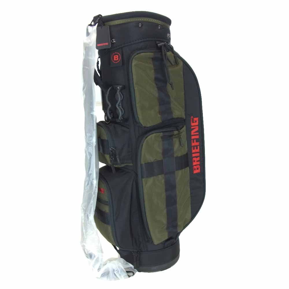 BRIEFING ブリーフィング BGW204D01-067-001 GDO限定 CR-6 COMBI キャディバッグ OLIVE【新古品】【未使用】【中古】