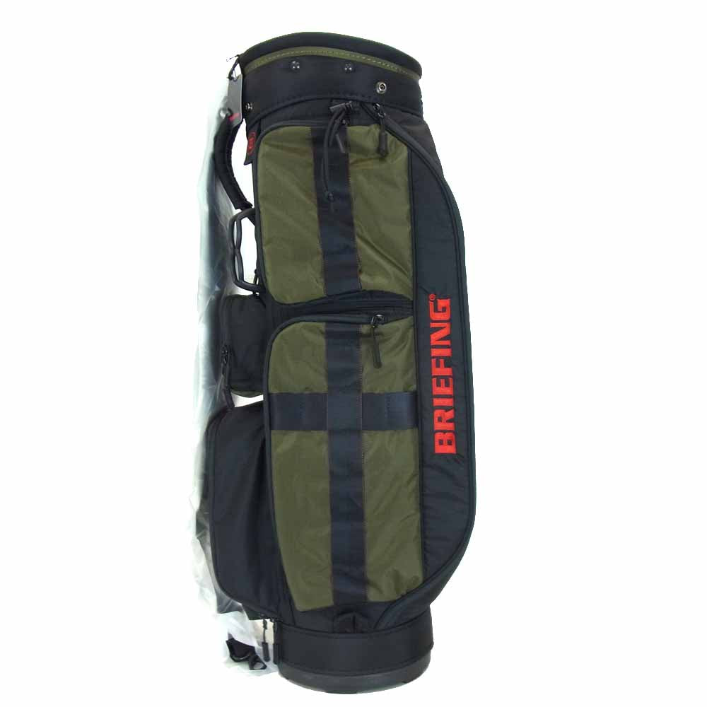 BRIEFING ブリーフィング BGW204D01-067-001 GDO限定 CR-6 COMBI キャディバッグ OLIVE【新古品】【未使用】【中古】