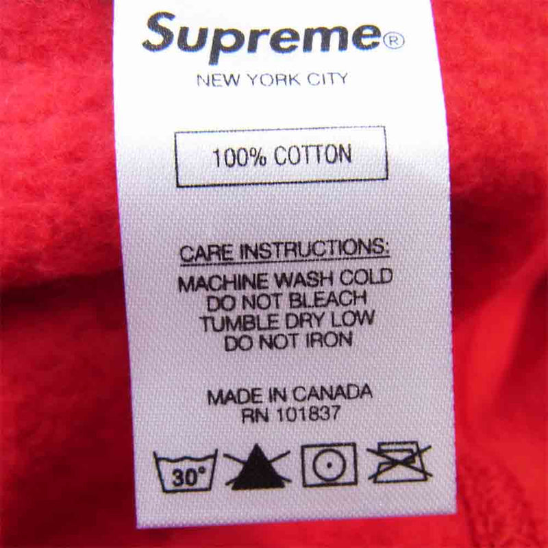 Supreme シュプリーム 21SS KAWS Chalk Logo Hooded Sweatshirt カウズ チョーク ロゴ フーデッド スウェットシャツ レッド系 S【新古品】【未使用】【中古】