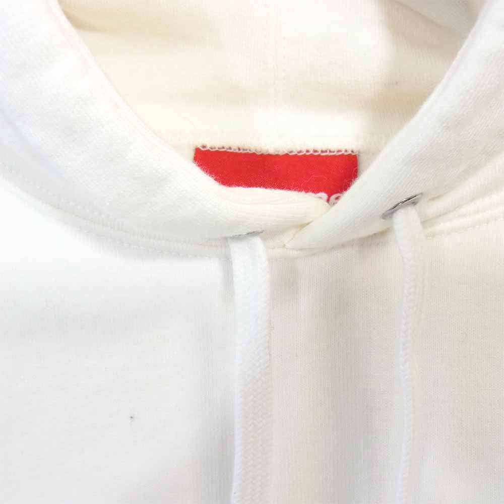 Supreme シュプリーム 21SS Big Logo Hooded Sweatshirt ビッグ ロゴ フーディー スウェットシャツ ホワイト系 S【新古品】【未使用】【中古】