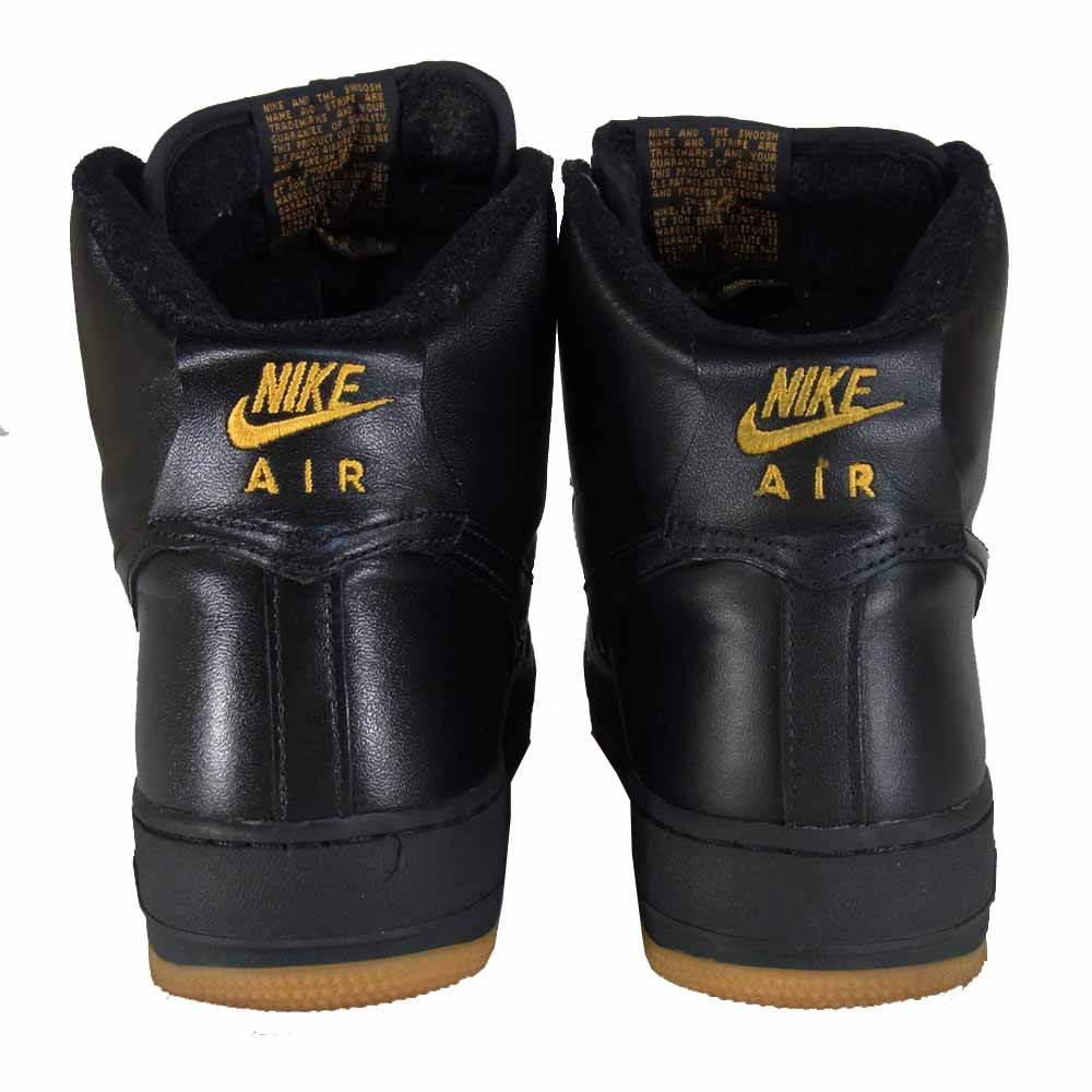 NIKE ナイキ 306351-001 2003年製 AIR FORCE 1 HIGH エア フォース 1 ハイ スニーカー ブラック系 US9.5【中古】