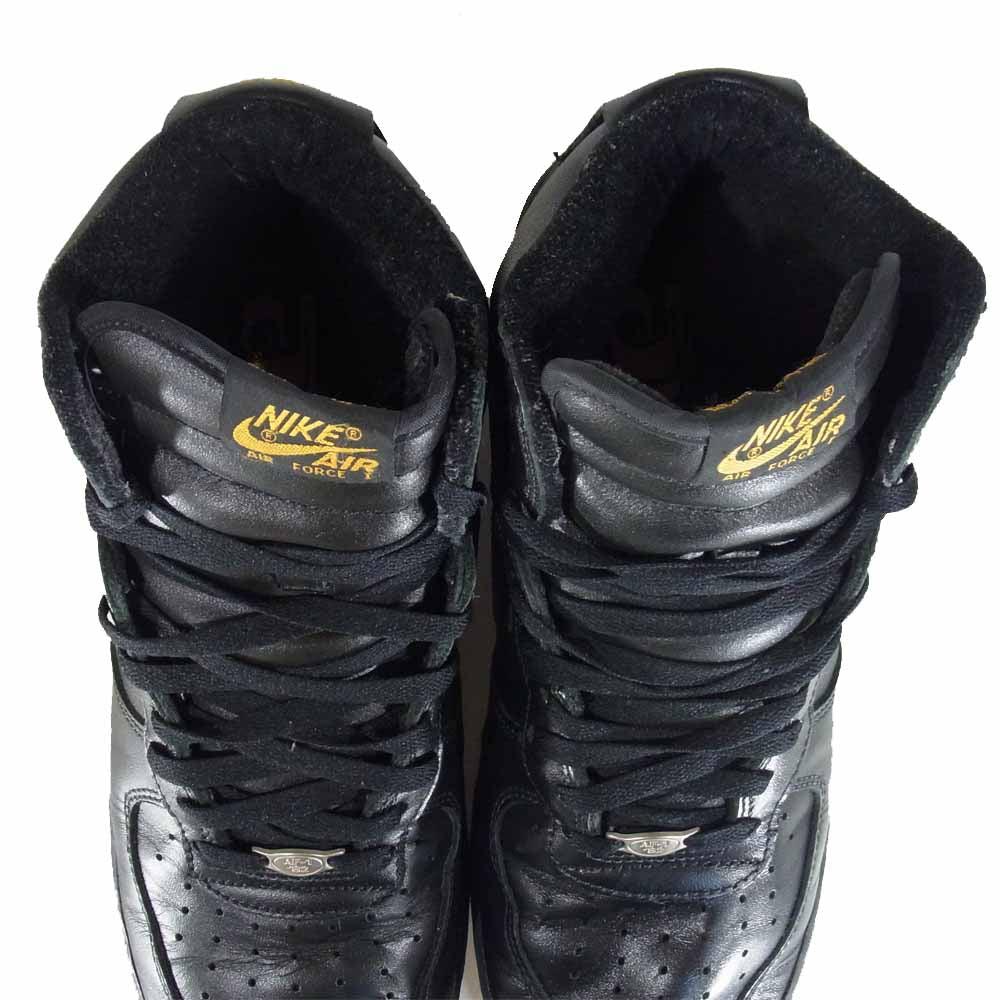 NIKE ナイキ 306351-001 2003年製 AIR FORCE 1 HIGH エア フォース 1 ハイ スニーカー ブラック系 US9.5【中古】