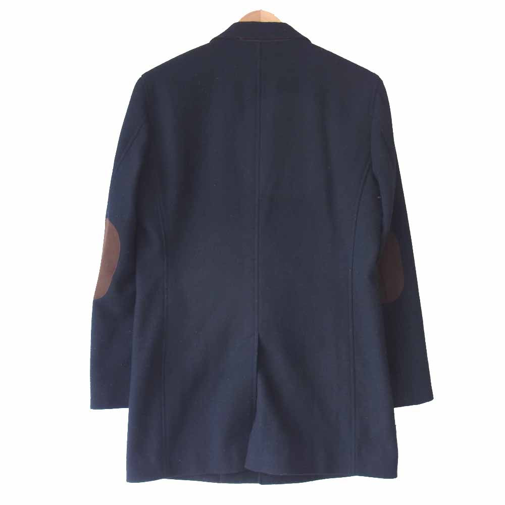 SOPHNET. ソフネット 13AW SOPH-134005 BRITISH TWEED CHESTER COAT ツイード チェスター コート ネイビー系 M【中古】