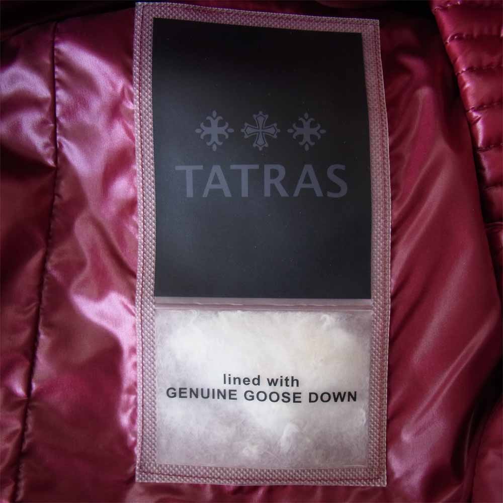 TATRAS タトラス 19AW MTA19A4562 BELBO ベルポ ナイロン ダウンジャケット ワインレッド系 170/88A【中古】