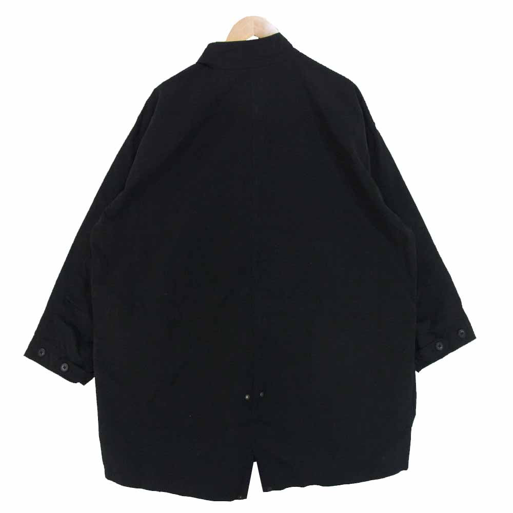 PORTER CLASSIC ポータークラシック WEATHER MILITARY COAT ウェザー ミリタリー コート ブラック系 3【美品】【中古】