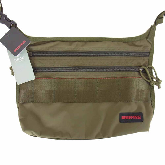 BRIEFING ブリーフィング BRA193L20 MULTI SACOCHE MW サコッシュ カーキ系 F【新古品】【未使用】【中古】