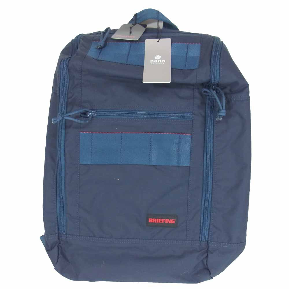 BRIEFING ブリーフィング BRM183101 VERTICAL PACK MW バーティカルパック リュック  ネイビー系 F【新古品】【未使用】【中古】