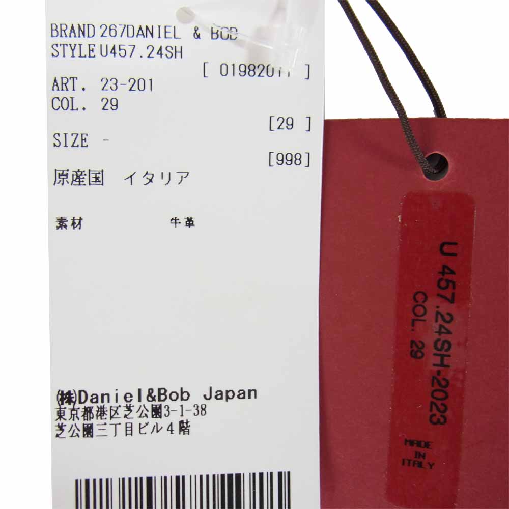 Daniel & Bob ダニエルアンドボブ OTELLO SHOULDER-24SH ALCE accopiato オテッロショルダー２４ アルチェ　アコピアート ショルダー バッグ ブラウン系【新古品】【未使用】【中古】