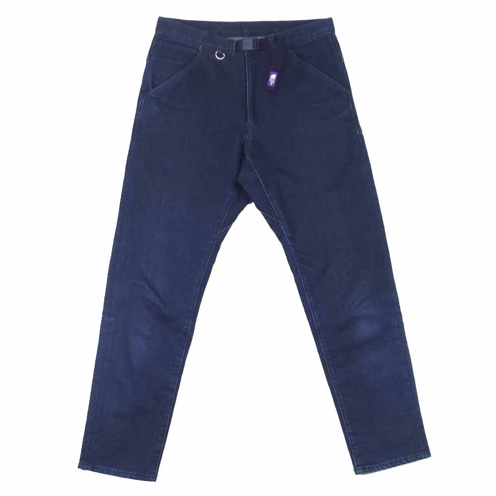 THE NORTH FACE ノースフェイス NT5768N PURPLE LABEL パ－プルレーベル Webbing Belt Denim Pants デニム パンツ インディゴブルー系 28【中古】