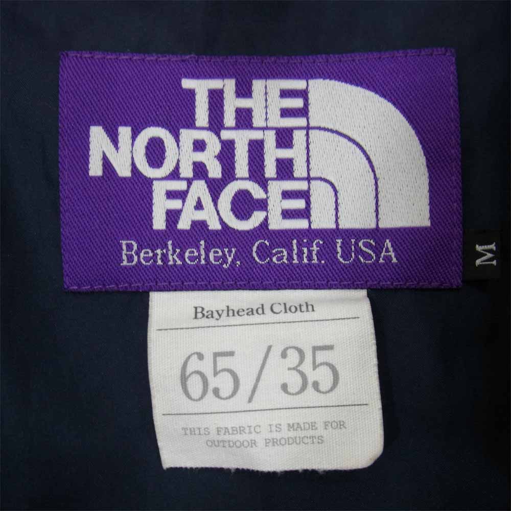 THE NORTH FACE ノースフェイス NP2355N PURPLE LABEL パ－プルレーベル 65/35クロス マウンテンパーカー ジャケット ネイビー系 M【中古】