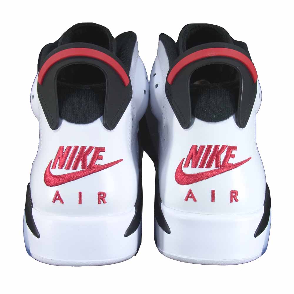 NIKE ナイキ CT8529-106 AIR JORDAN 6 RETRO CARMINE エアジョーダン 6 レトロ カーマイン スニーカー 白×赤系 US9.5【新古品】【未使用】【中古】