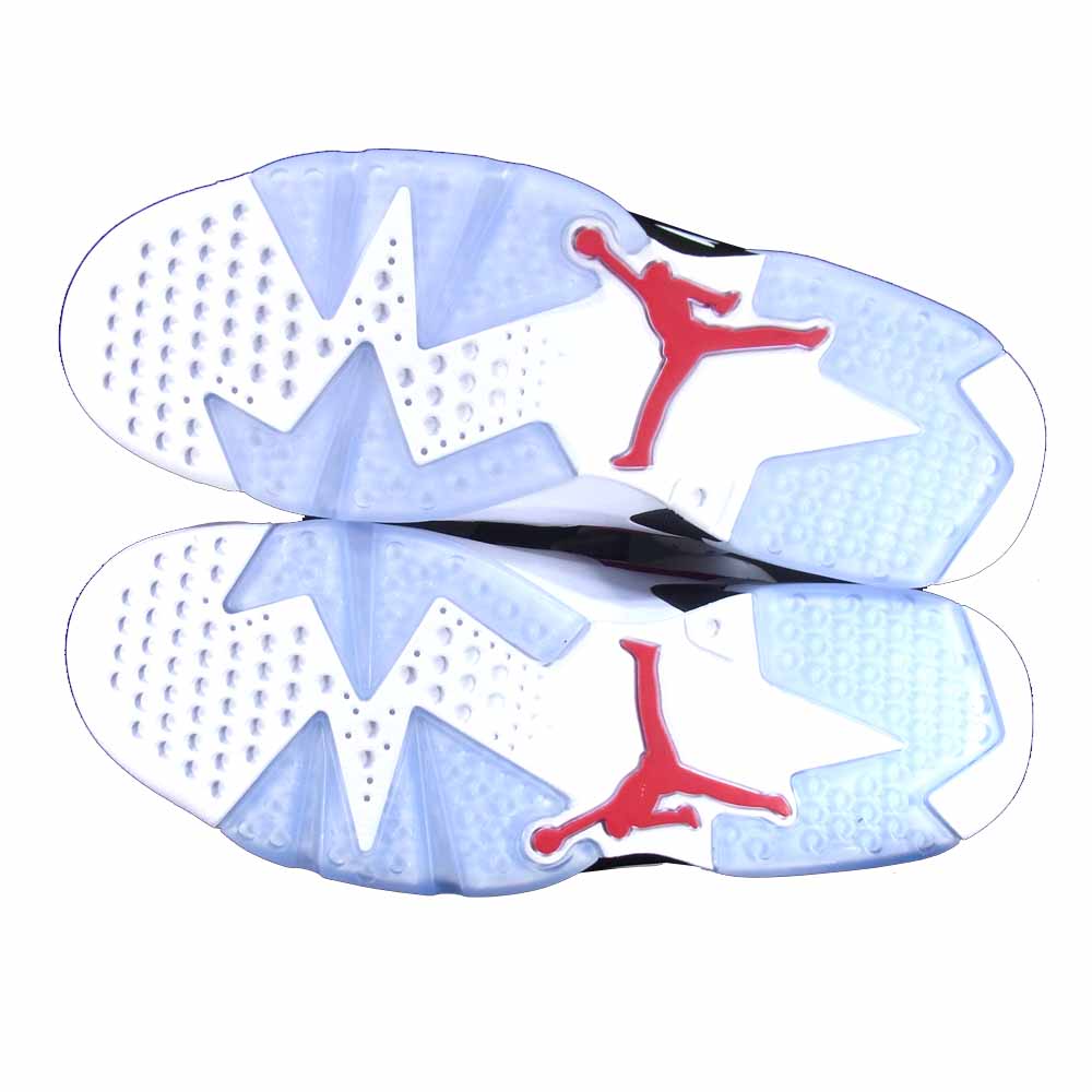 NIKE ナイキ CT8529-106 AIR JORDAN 6 RETRO CARMINE エアジョーダン 6 レトロ カーマイン スニーカー 白×赤系 US9.5【新古品】【未使用】【中古】