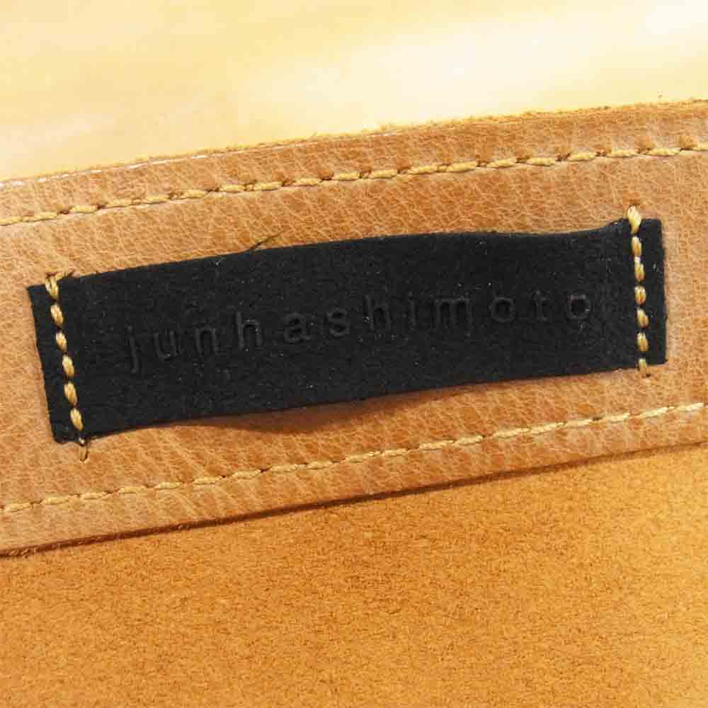 junhashimoto ジュンハシモト LEATHER CLUTCH BAG レザー 革 クラッチ バッグ ベージュ系【中古】