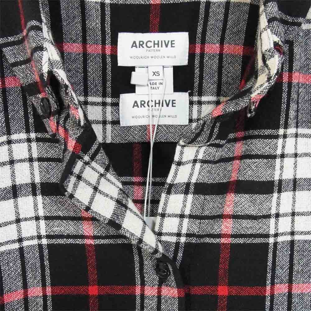 WOOLRICH ウールリッチ WWABI0404 HERITAGE GAUZE LONG DRESS ガーゼ ロング ドレス ワンピース BlackHunting XS【新古品】【未使用】【中古】