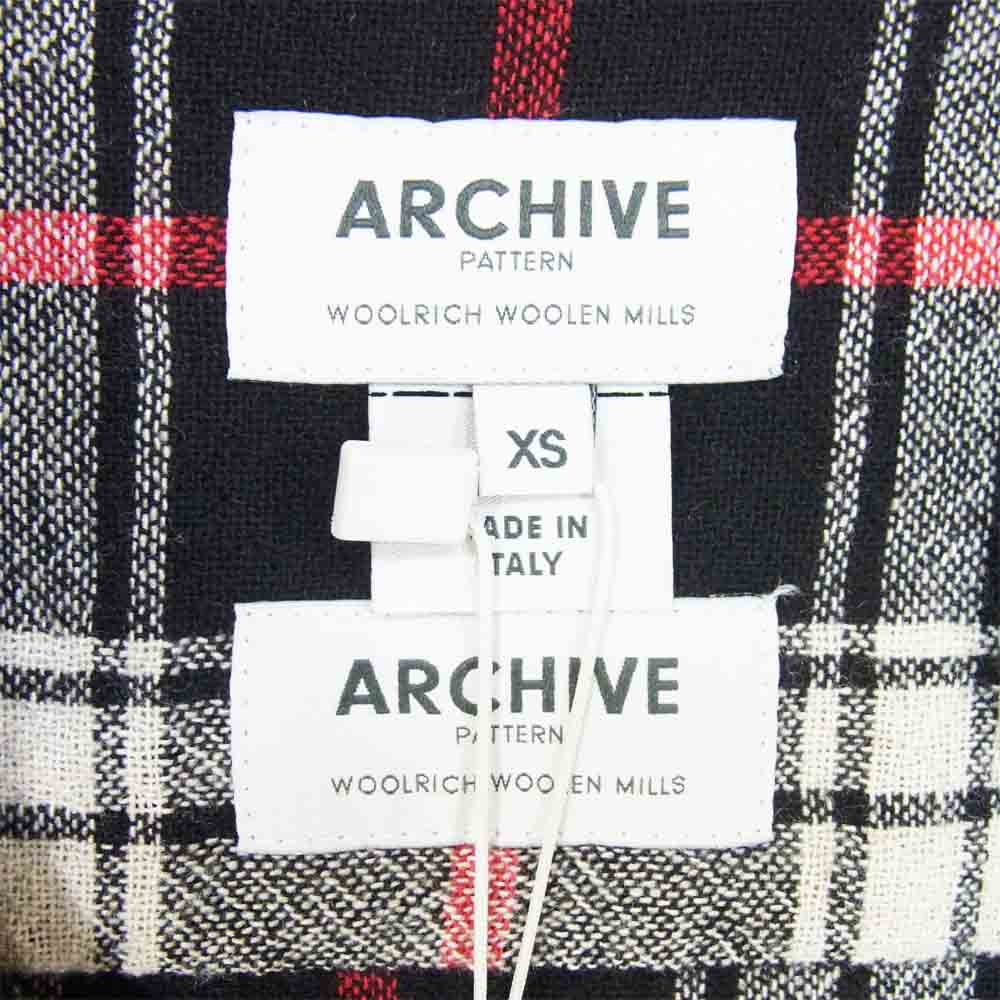 WOOLRICH ウールリッチ WWABI0404 HERITAGE GAUZE LONG DRESS ガーゼ ロング ドレス ワンピース BlackHunting XS【新古品】【未使用】【中古】