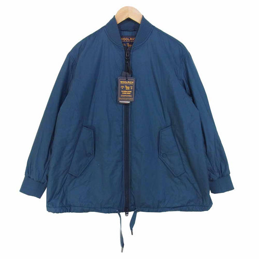 WOOLRICH ウールリッチ WWCPS2713 AIRVIEW BOMBER ボンバー ジャケット MELTONBLUE S【新古品】【未使用】【中古】