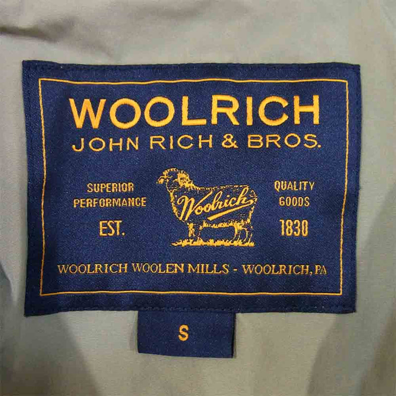 WOOLRICH ウールリッチ WWCPS2732 トレンチコート トレンチ コート PALE LEAF S【新古品】【未使用】【中古】