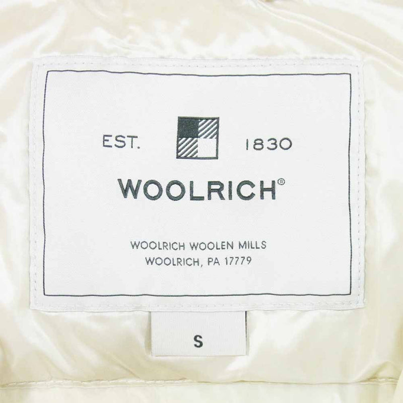 WOOLRICH ウールリッチ WWOU0418 CLOVER JKT ダウン ジャケット WHITESTONE S【新古品】【未使用】【中古】