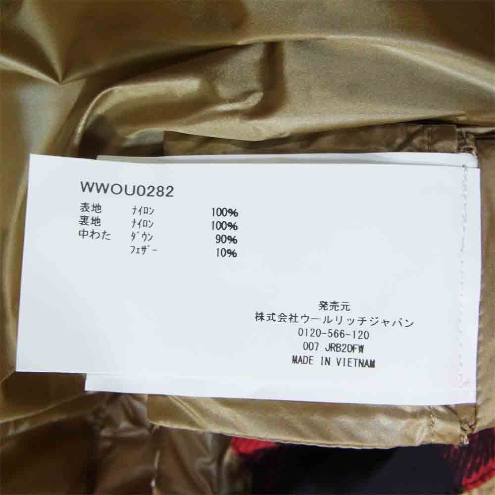 WOOLRICH ウールリッチ WWOU0282 ALIQUIPPA PUFFY JACKET アルキッパ パフィー ジャケット GOLD KHAKI S【新古品】【未使用】【中古】