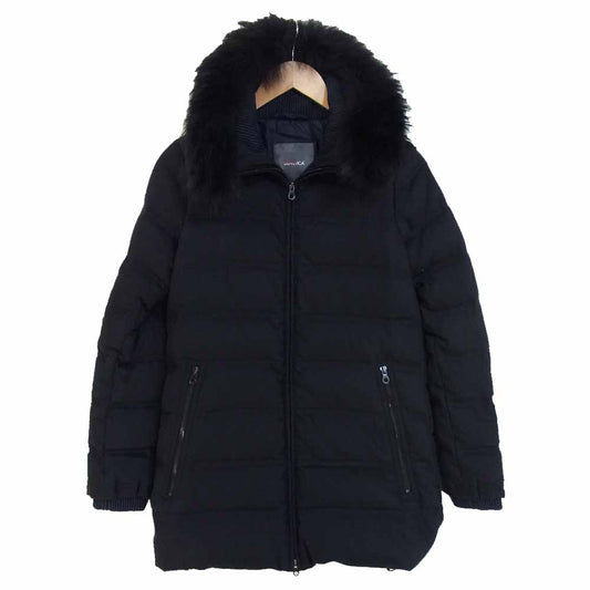 DUVETICA デュベティカ BLODWEN ブロドウェン ZIGNONE ウール ダウン コート ブラック系 38【中古】