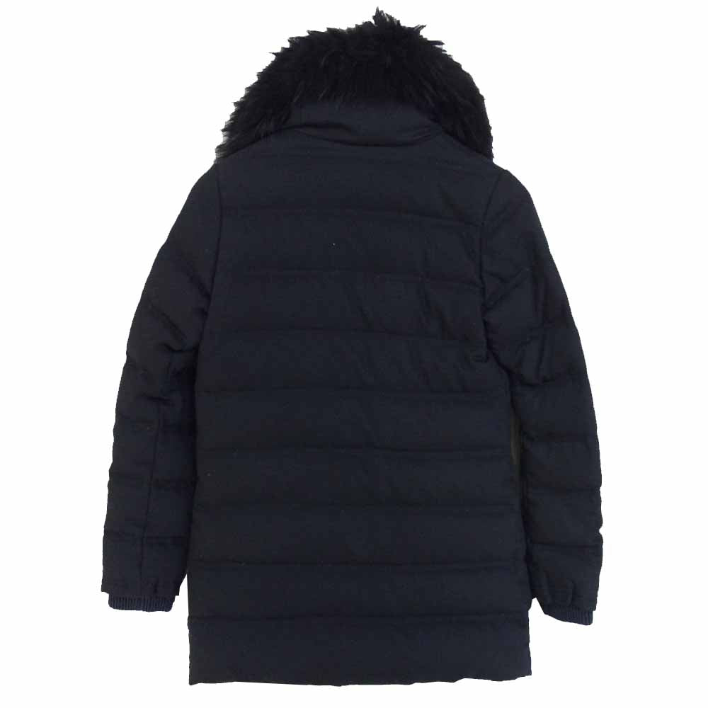 DUVETICA デュベティカ BLODWEN ブロドウェン ZIGNONE ウール ダウン コート ブラック系 38【中古】