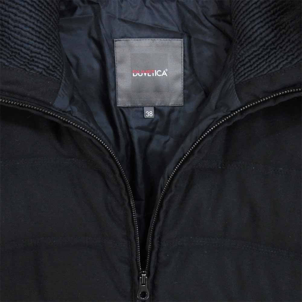 DUVETICA デュベティカ BLODWEN ブロドウェン ZIGNONE ウール ダウン コート ブラック系 38【中古】