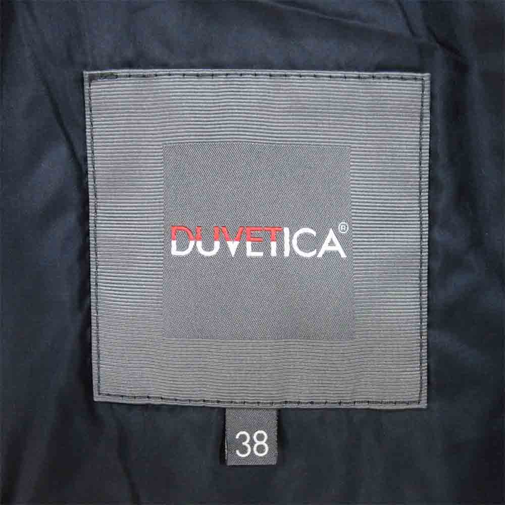 DUVETICA デュベティカ BLODWEN ブロドウェン ZIGNONE ウール ダウン コート ブラック系 38【中古】