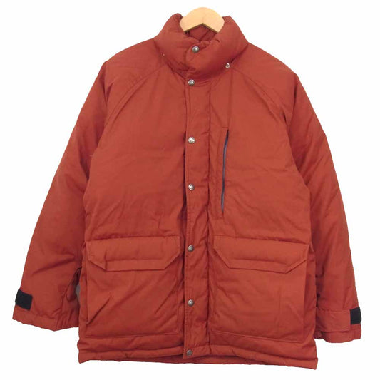 THE NORTH FACE ノースフェイス 茶タグ USA製 当時物 国内正規品 65/35 ダウン ジャケット レッド系 S【中古】