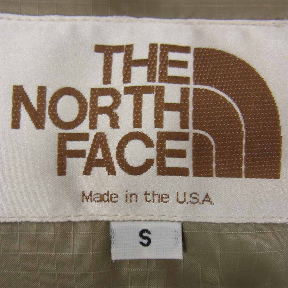 THE NORTH FACE ノースフェイス 茶タグ USA製 当時物 国内正規品 65/35 ダウン ジャケット レッド系 S【中古】