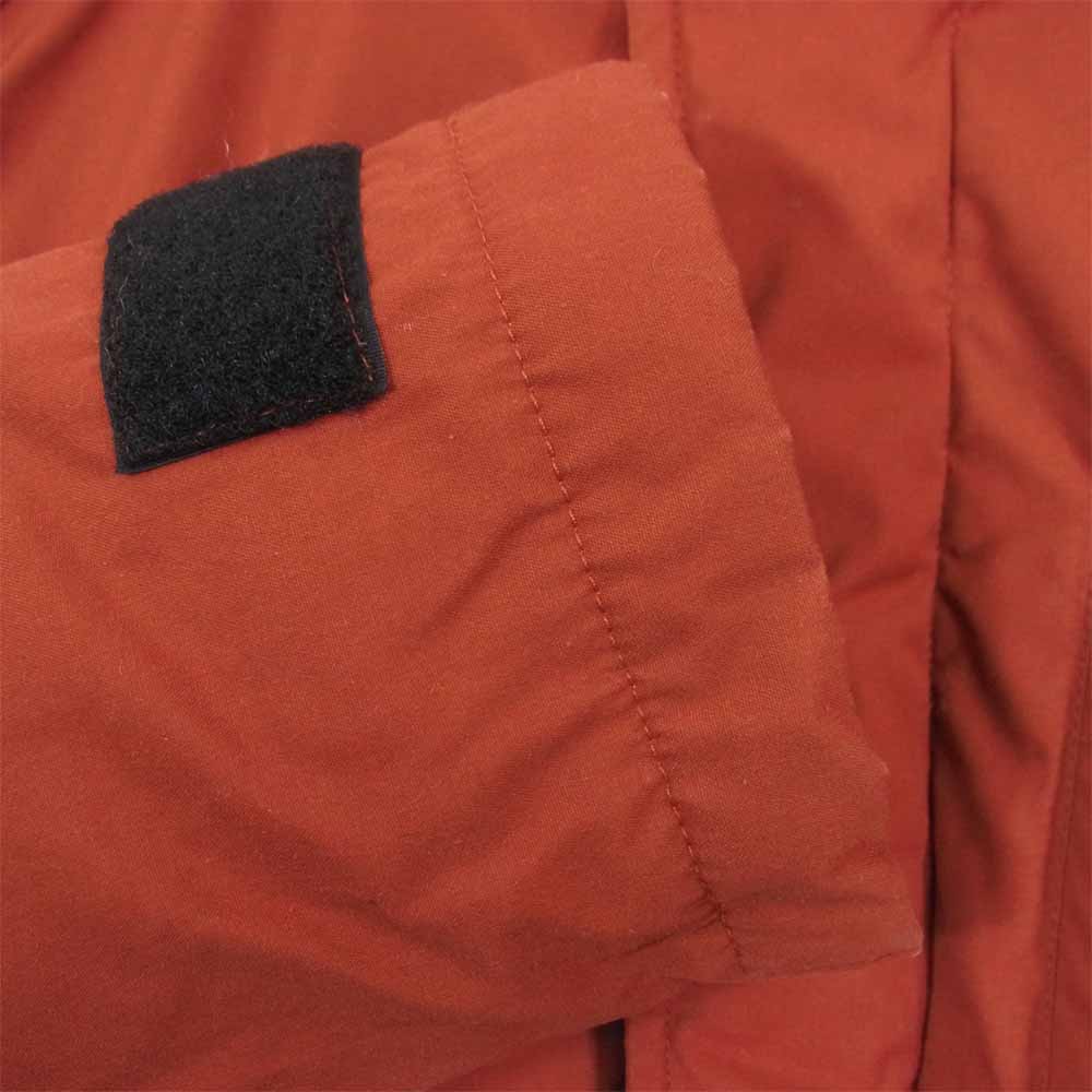 THE NORTH FACE ノースフェイス 茶タグ USA製 当時物 国内正規品 65/35 ダウン ジャケット レッド系 S【中古】