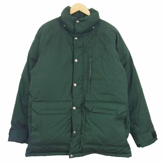 THE NORTH FACE ノースフェイス 茶タグ USA製 当時物 国内正規品 65/35 ダウン ジャケット グリーン系 M【中古】