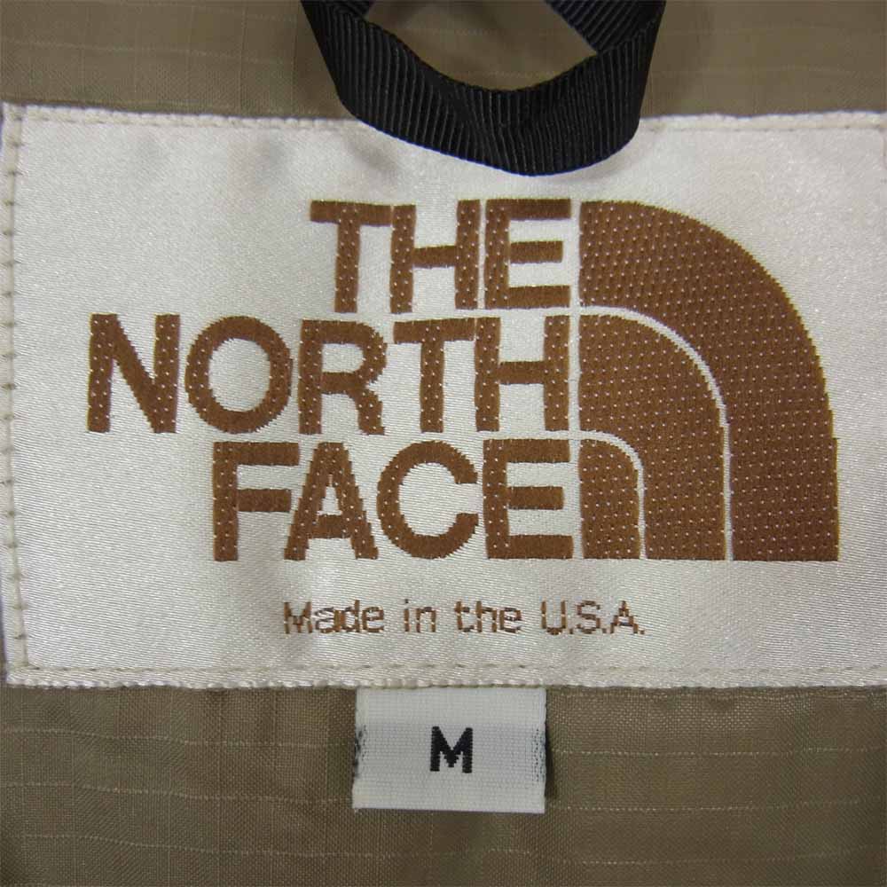 THE NORTH FACE ノースフェイス 茶タグ USA製 当時物 国内正規品 65/35 ダウン ジャケット グリーン系 M【中古】