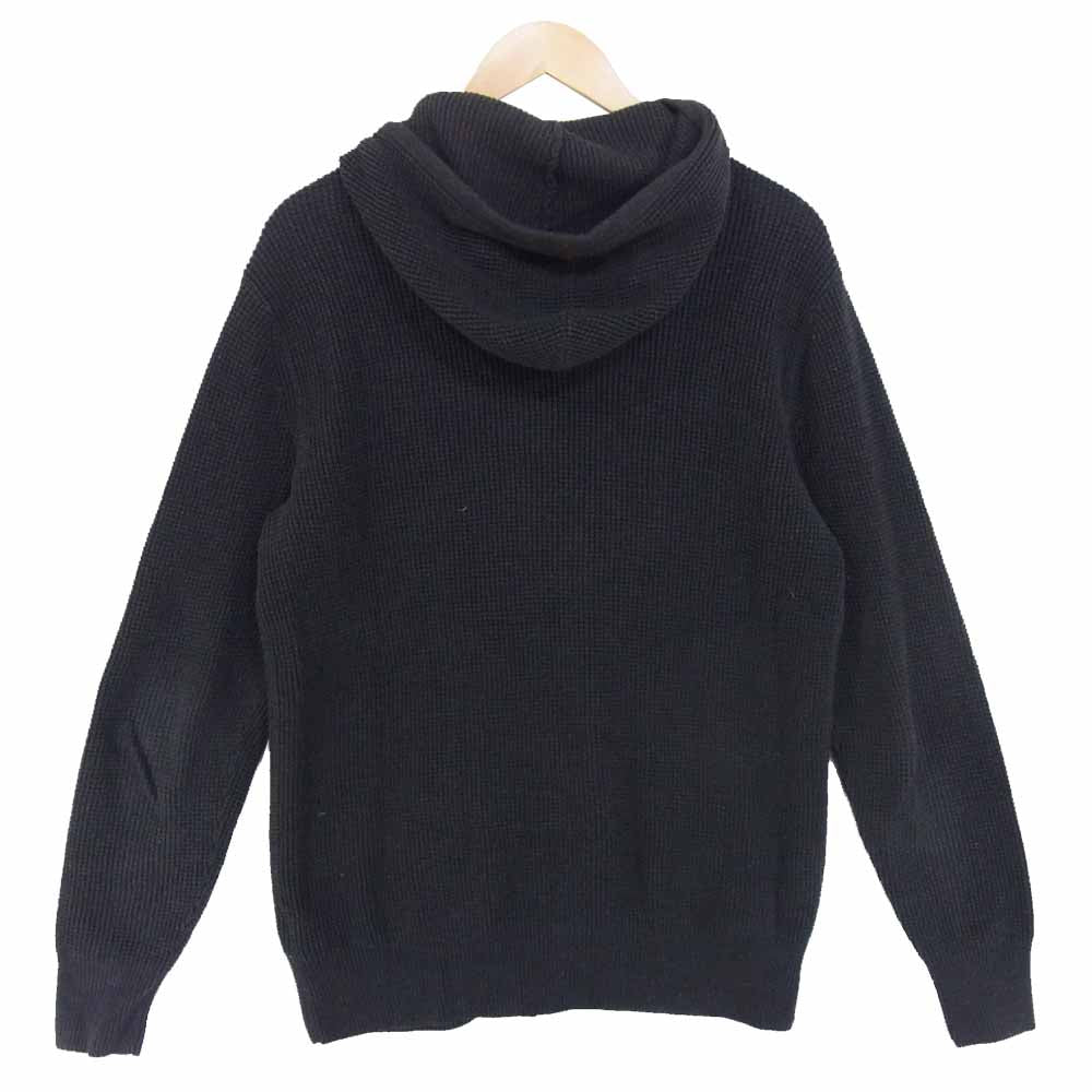 オールセインツ MK072G TRIAS HOODY ジップアップ フーディー パーカー ブラック系 M【中古】