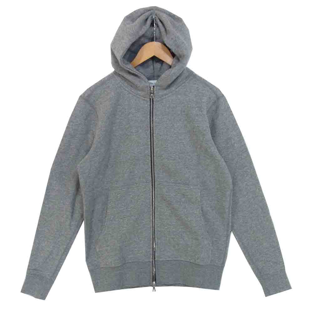 ジョンエリオット 2720900032 HOODED VILAIN ジップアップ フーディー パーカー グレー系 2【美品】【中古】