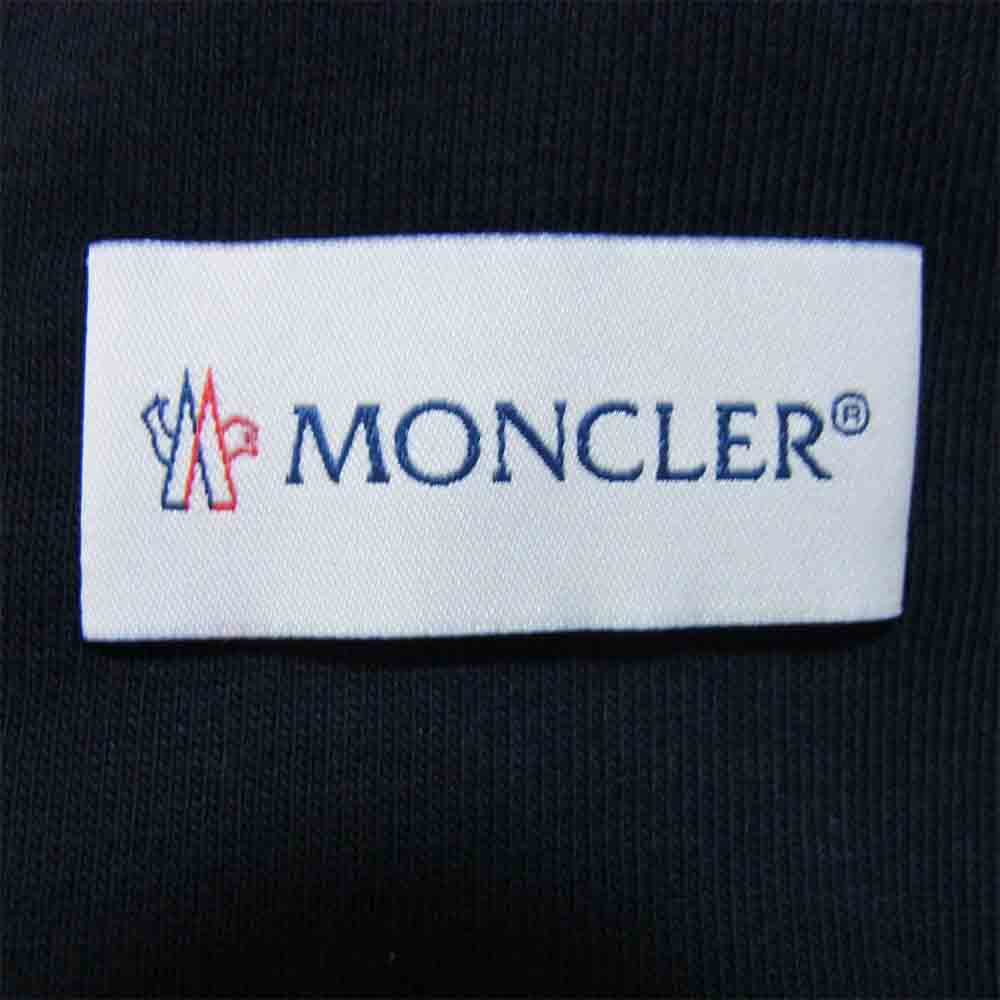 MONCLER モンクレール PANTALONE サイドライン ロゴ トラックパンツ ブラック系 S【美品】【中古】