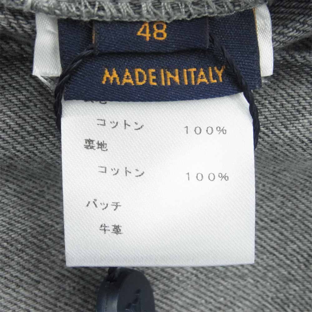 LOUIS VUITTON ルイ・ヴィトン 19AW HHA01WOTS 3D ディテール デニム トラッカー ジャケット グレー系 48【新古品】【未使用】【中古】