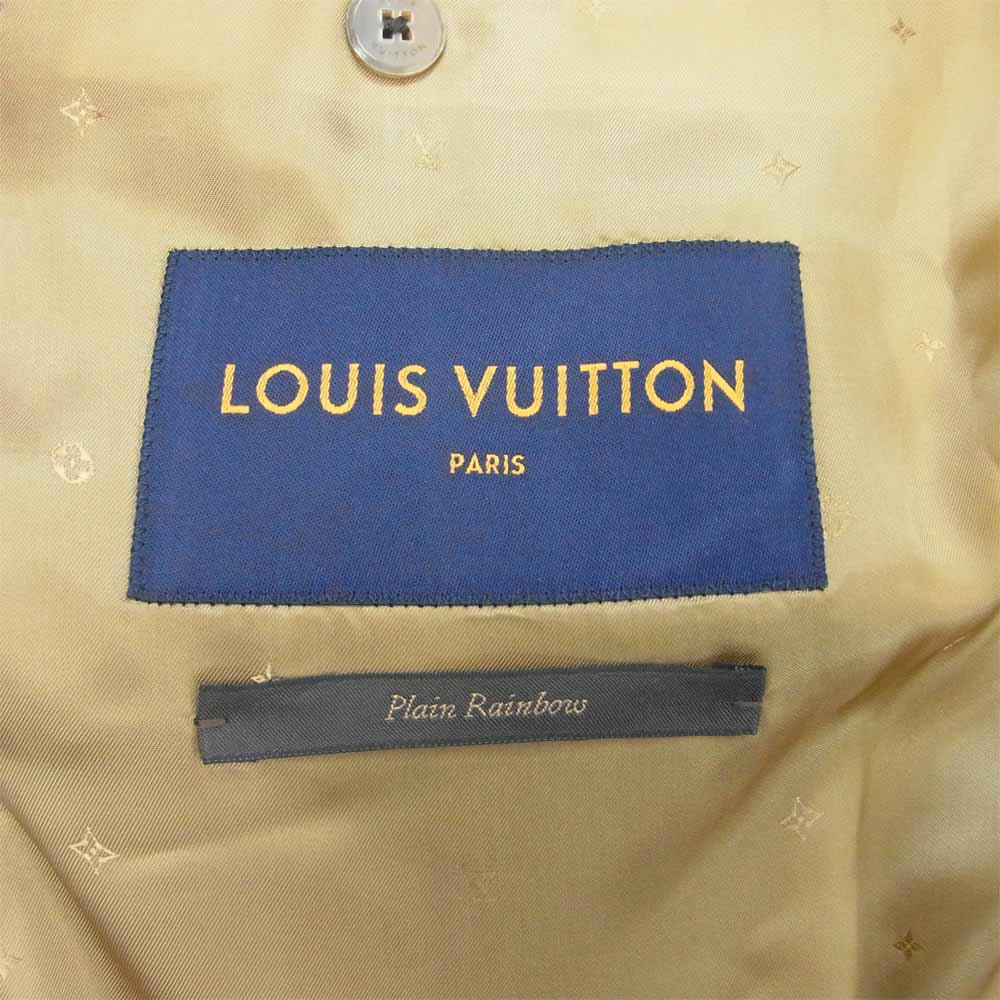 LOUIS VUITTON ルイ・ヴィトン RM191-JMD-HGC70E ステッチデザイン ダブル チェスター コート ブラウン系 48【新古品】【未使用】【中古】