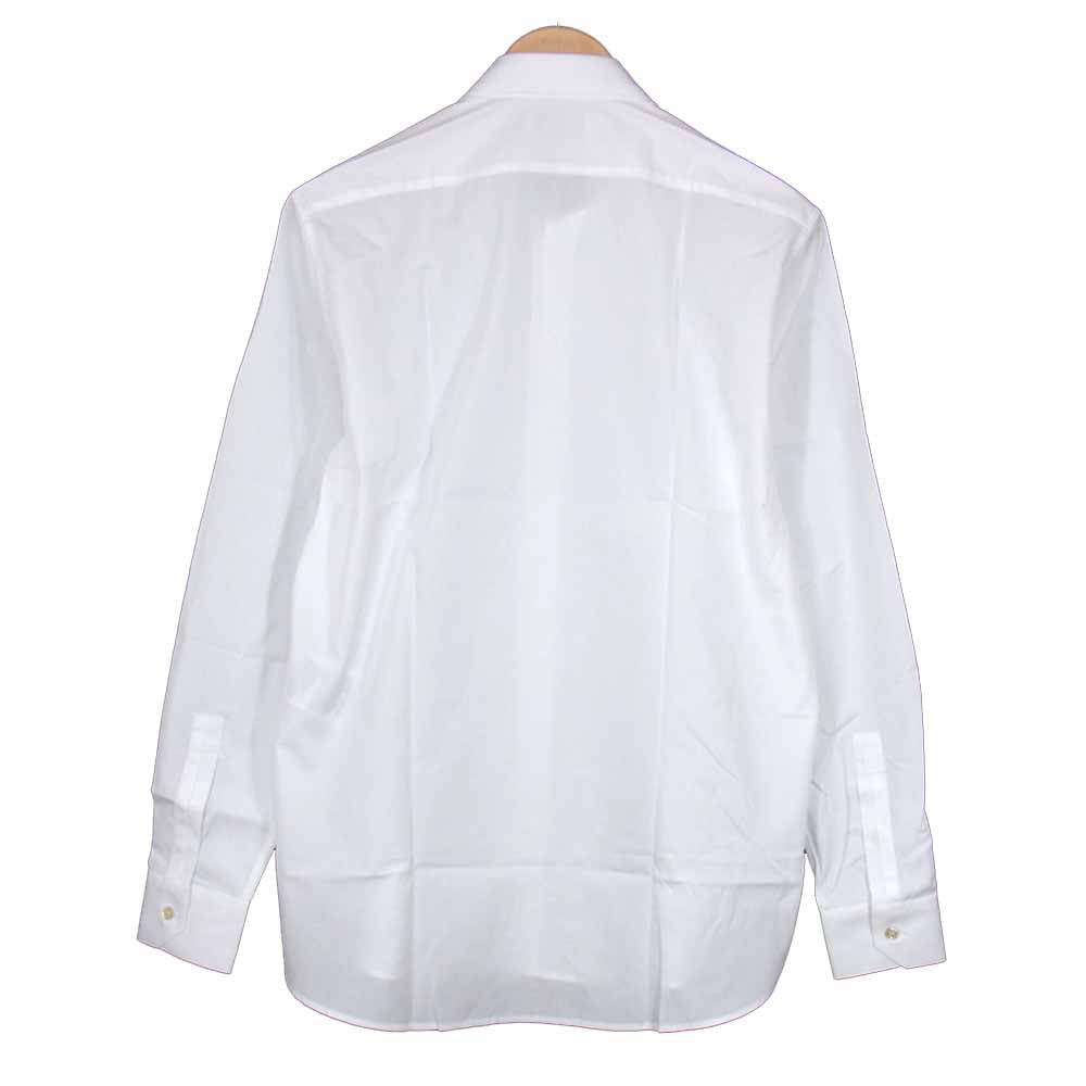 SAINT LAURENT サンローラン 536096 Y217W 国内正規品 プレーン 長袖シャツ ホワイト系 38【新古品】【未使用】【中古】