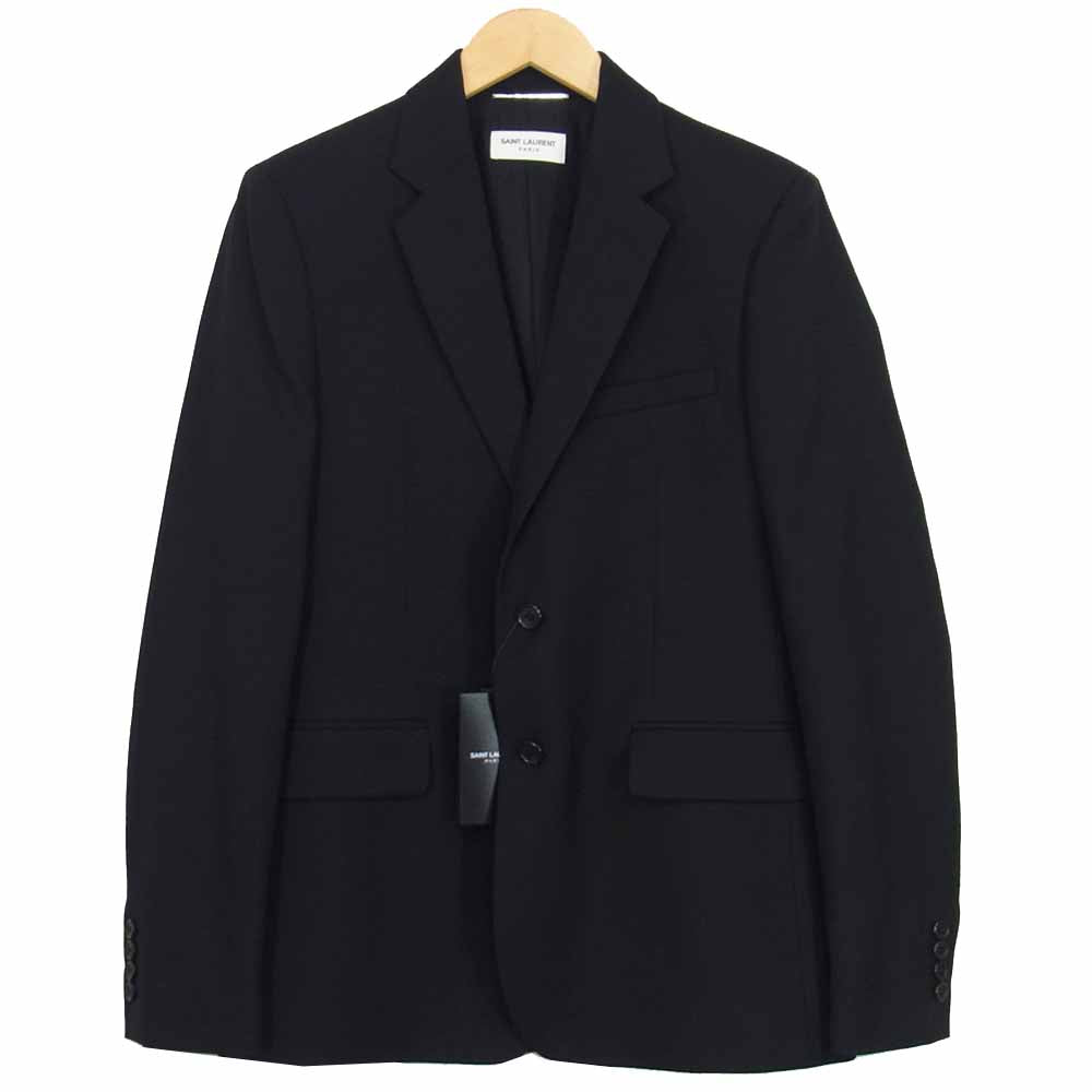 【美品】  SAINT LAURENT / サンローラン | 2015AW | エディ期  2B ウール テーラードジャケット | 44 | ブラック | メンズ