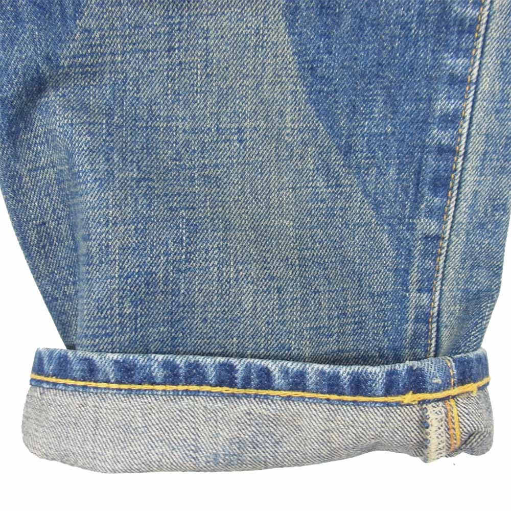 RRL ダブルアールエル R41RB40 米国製 国内正規品 LOW STRAIGHT AUSTIN WASH 黄耳 ボタンフライ ストレート デニム パンツ インディゴブルー系 30【美品】【中古】