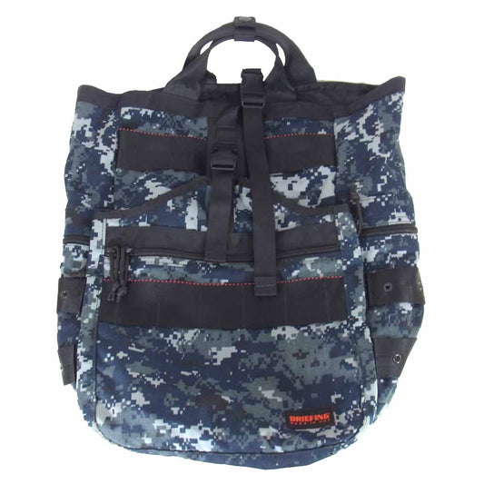 BRIEFING ブリーフィング BRF146219 GYM PACK 2WAY ジム パック トート バッグ リュック ブルー系【極上美品】【中古】
