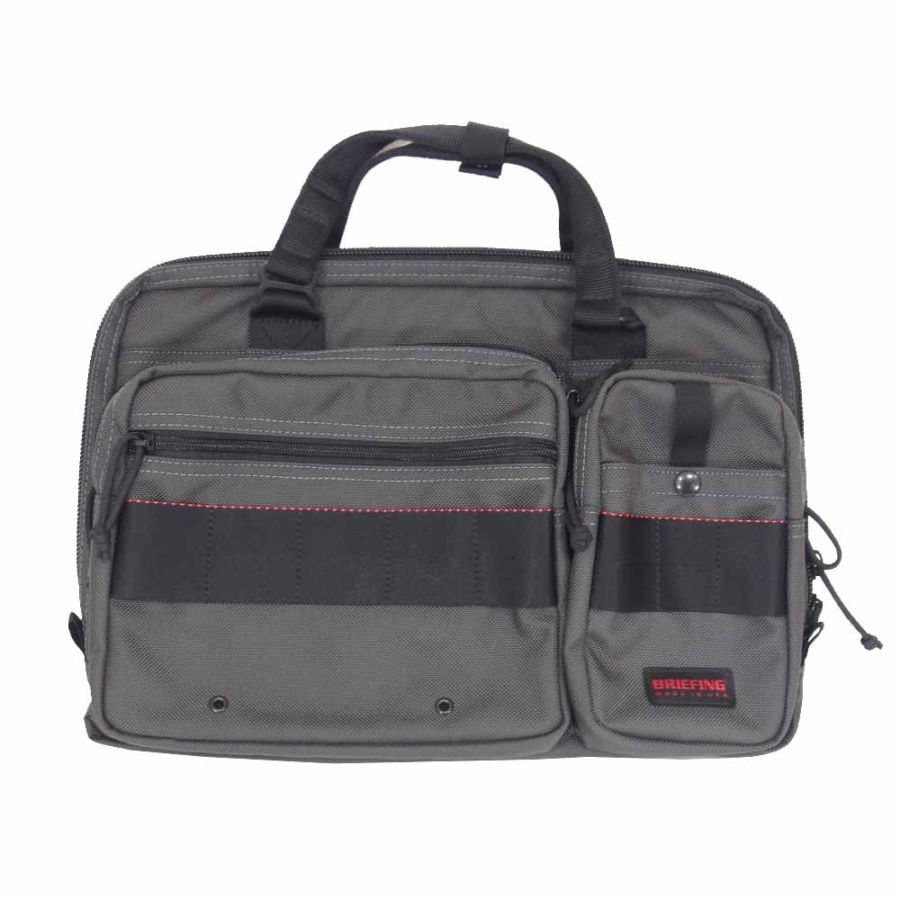 BRIEFING ブリーフィング BRF174219 A4 LINER 2WAY ライナー ショルダー ビジネス バッグ グレー系【極上美品】【中古】