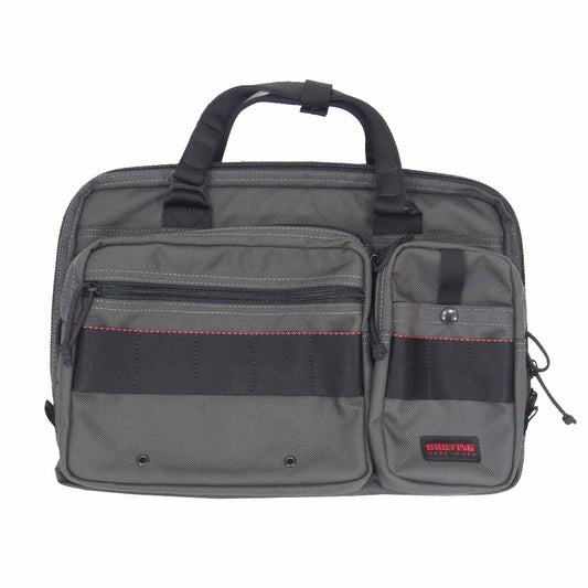 BRIEFING ブリーフィング BRF174219 A4 LINER 2WAY ライナー ショルダー ビジネス バッグ グレー系【極上美品】【中古】