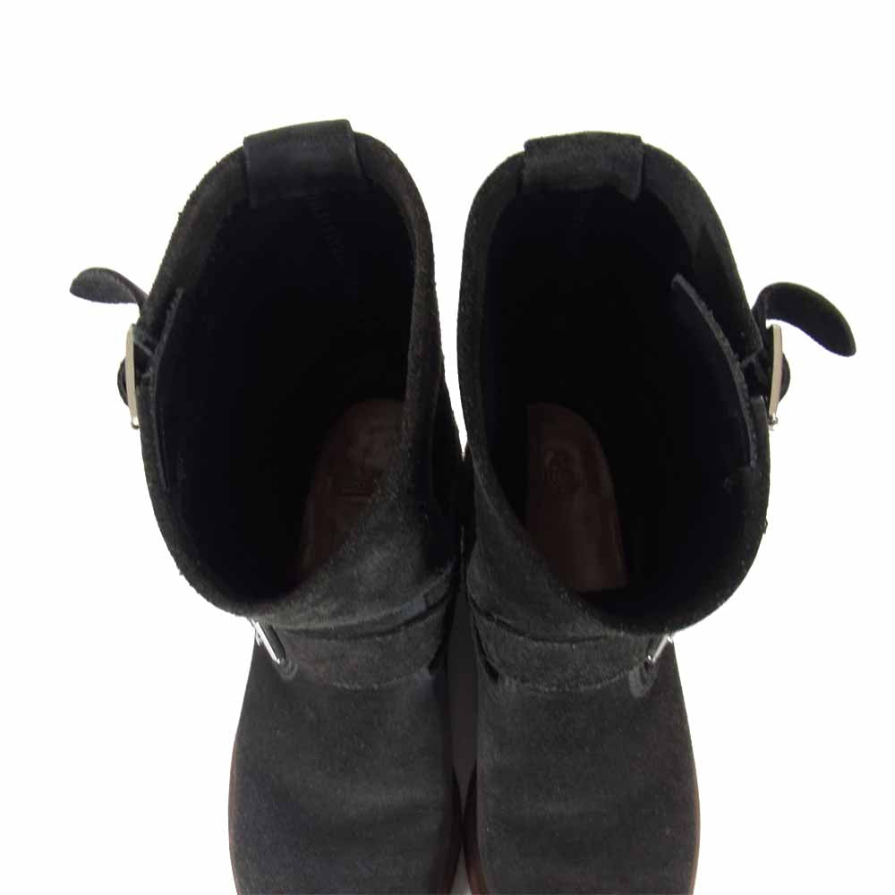 RED WING レッドウィング 8274 スウェード エンジニア ブーツ ブラック系 US7【中古】