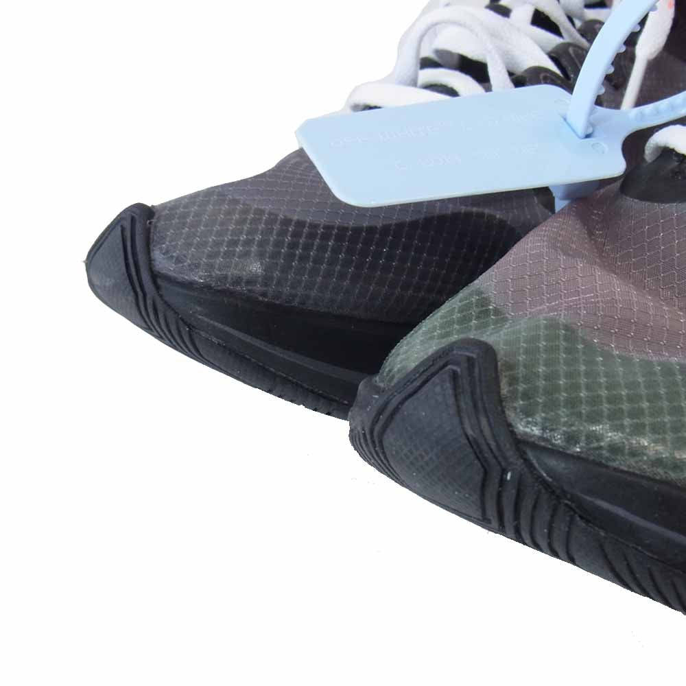 NIKE ナイキ AJ4588-001 × OFF-WHITE オフホワイト ZOOM FLY ズームフライ グレー系 27.5【中古】