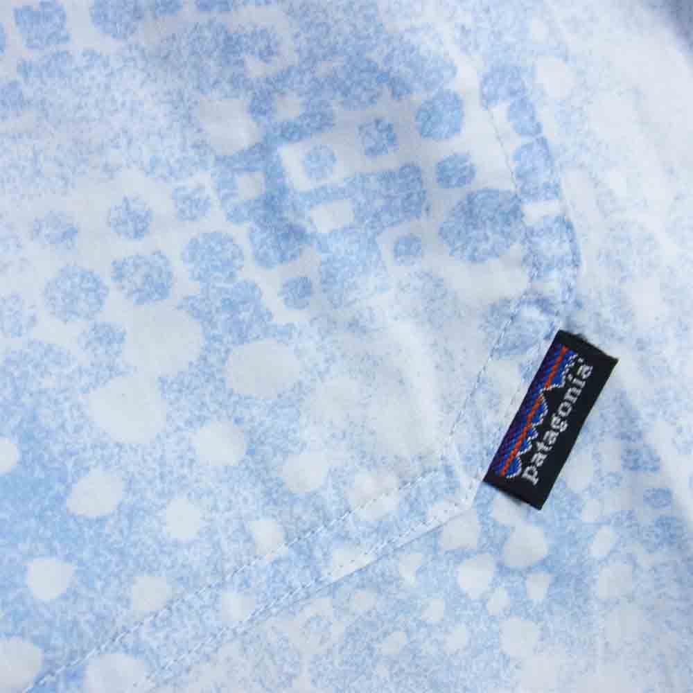 patagonia パタゴニア 52285S6 S/S プルオーバーシャツ ライトブルー系 L【中古】