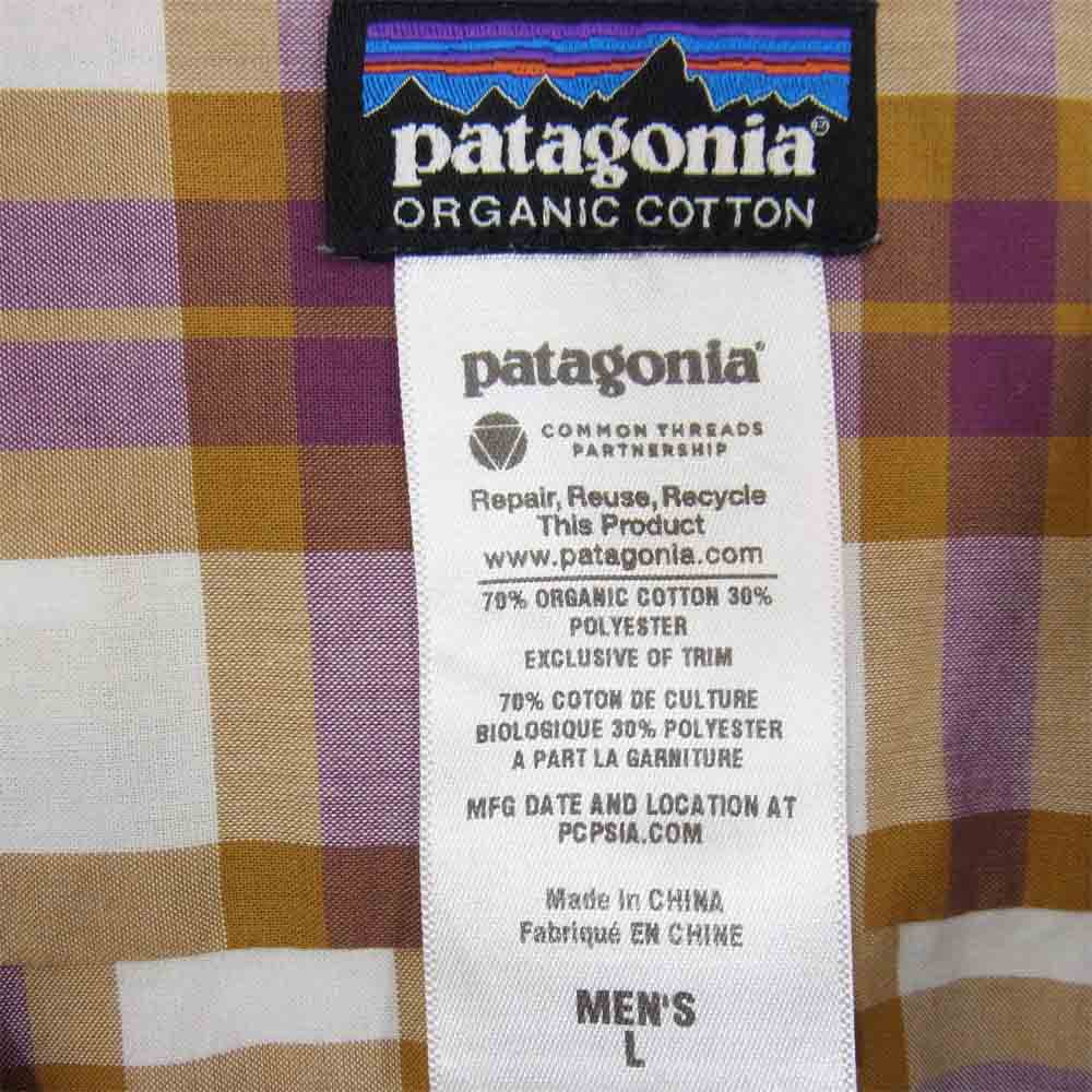 patagonia パタゴニア 53962 Fezzman Shirt フェズマン シャツ ブラウン系 L【中古】