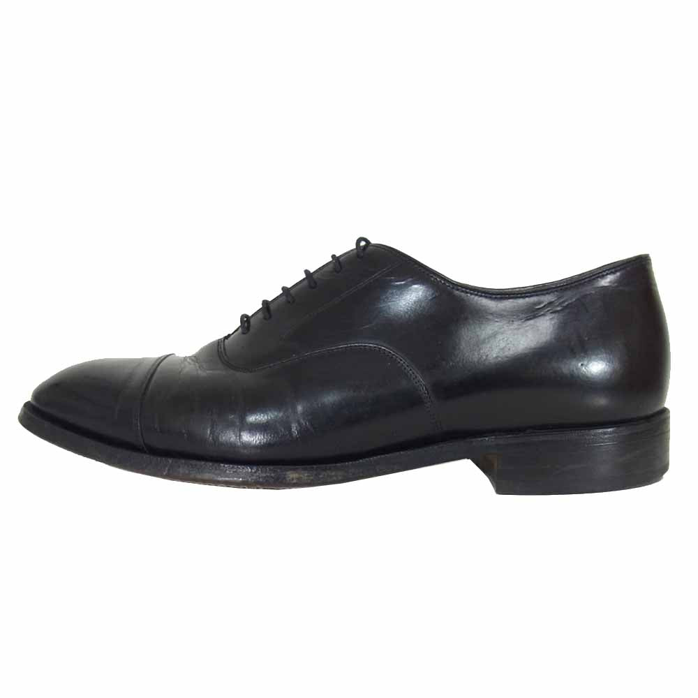 ジョンストンアンドマーフィー 22-2981 Leather Shoes レザー シューズ ストレートチップ ブラック系 9 1/2【中古】