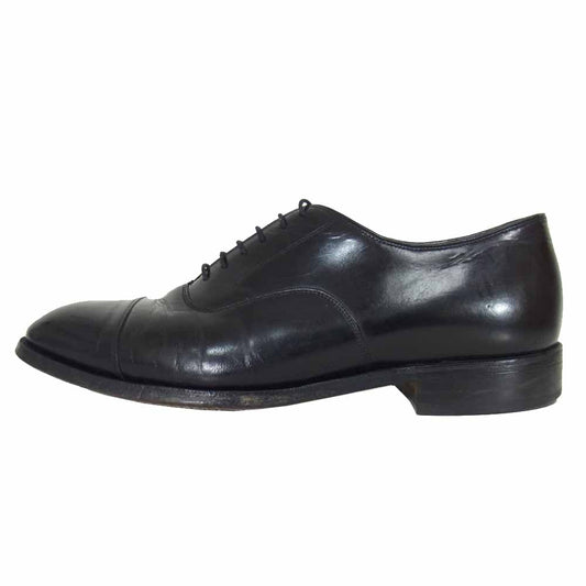 ジョンストンアンドマーフィー 22-2981 Leather Shoes レザー シューズ ストレートチップ ブラック系 9 1/2【中古】